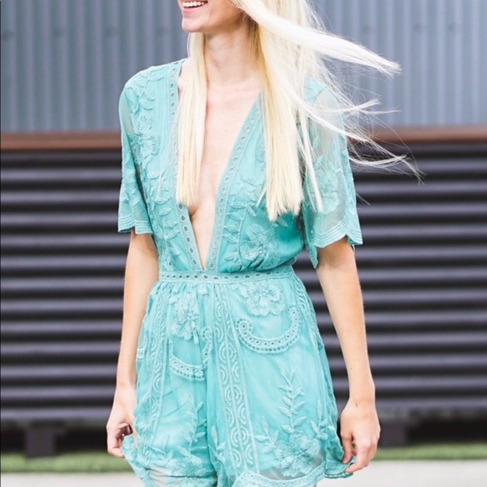 Lace Romper